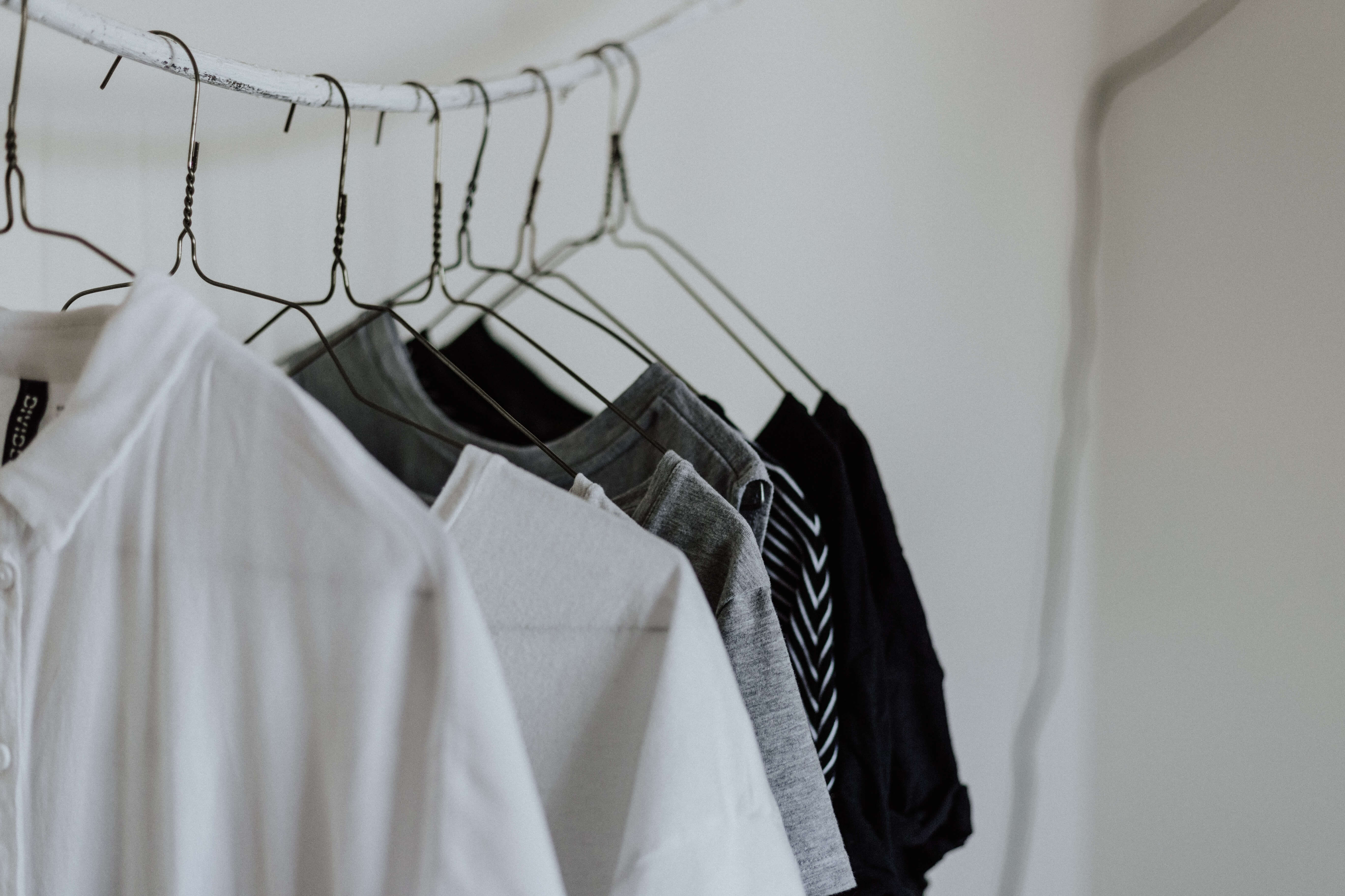 Photo of beautifully arranged clothes